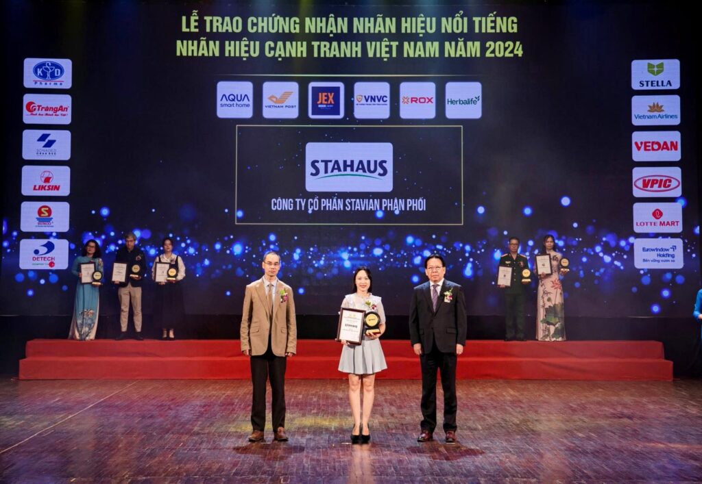 Stahaus được vinh danh trong Top 50 Nhãn hiệu nổi tiếng Việt Nam năm 2024