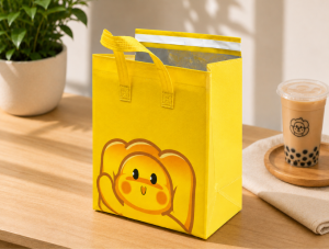 Cooler bag with velcro