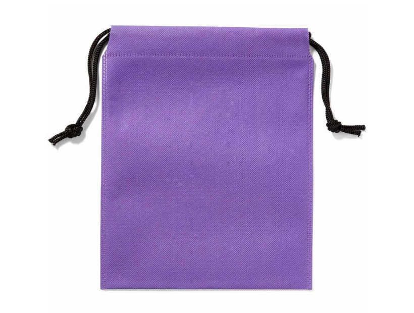 Heat-sealed non-woven drawstring bag